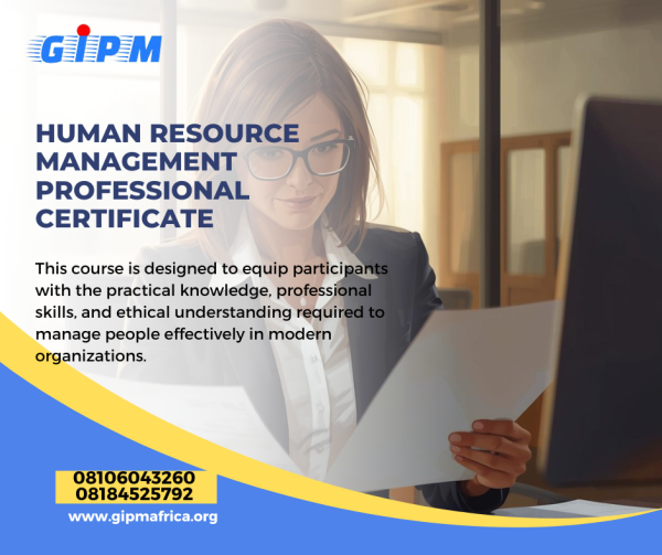 Human Resource Management Professional Certificate - GLOBAL INSTITUTE ...
