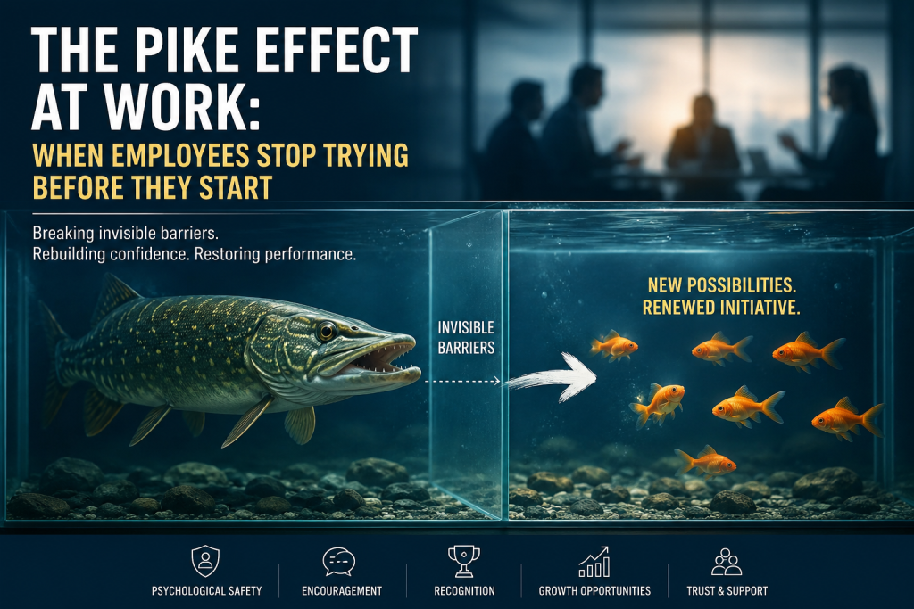 The Pike Effect at Work: When Employees Stop Trying Before They Start The Pike Effect at Work: When Employees Stop Trying Before They Start